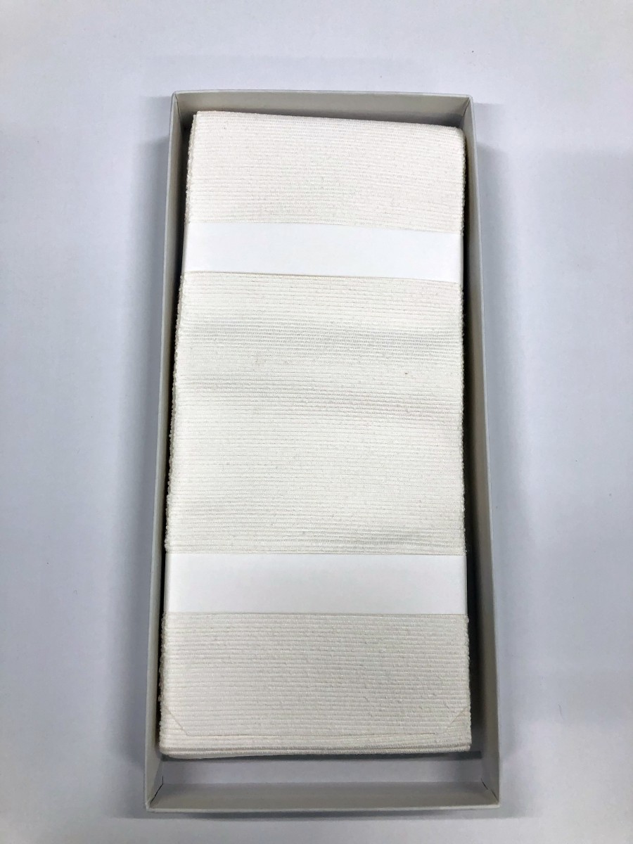 OBX0102白帯　紬織