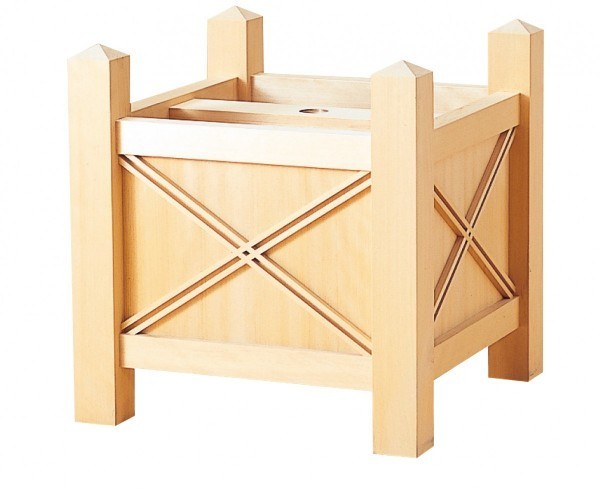 台枠　白木腰板張　寸法：１尺５寸角